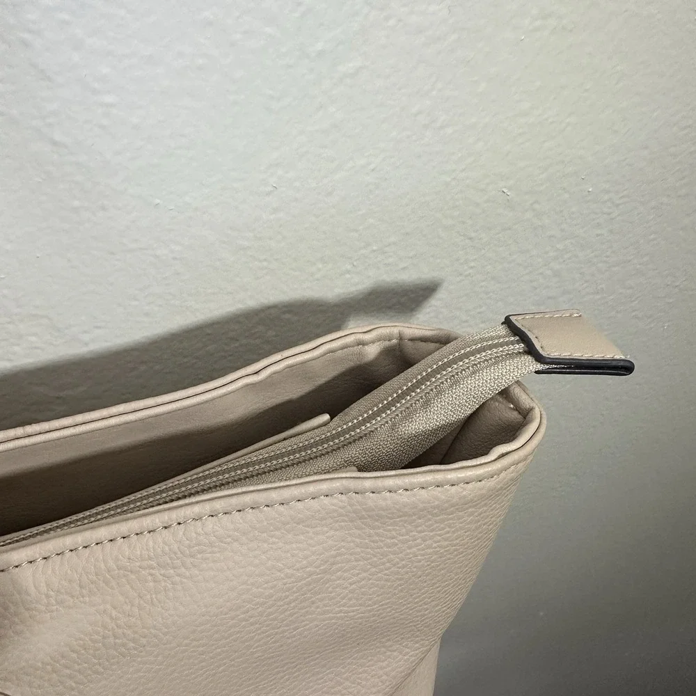 Rosetti MARA 2pc. Tote Tech laptop tablet‎ & Mini Shoulder Bag Oat Milk NEW